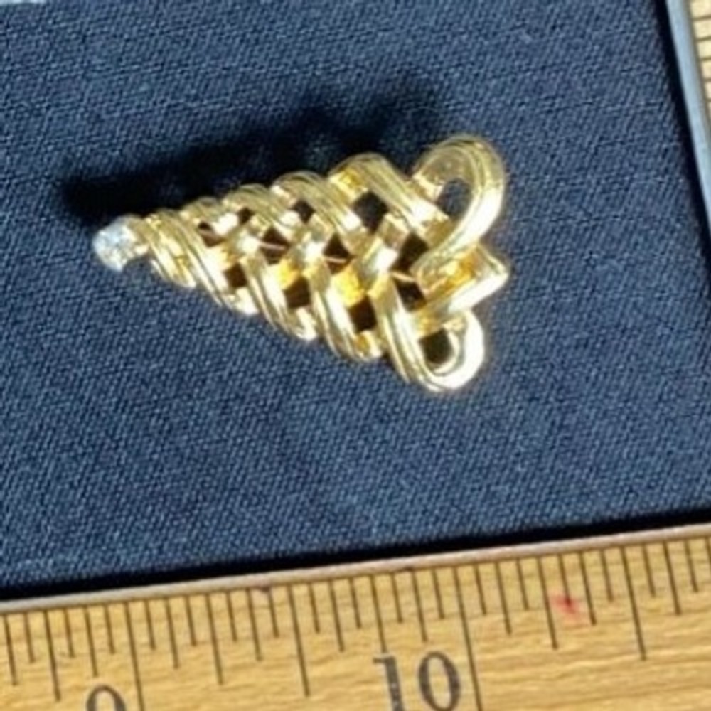 Gold Tone Christmas Tree Charm‎ Pendant Jewelry Craft Supply